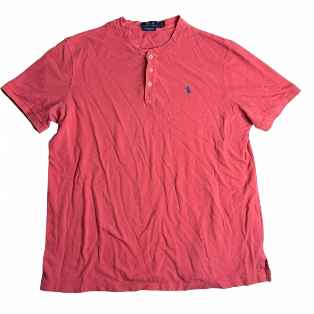 Polo Ralph‎ Lauren Featherweight Mesh Henley Shirt Large